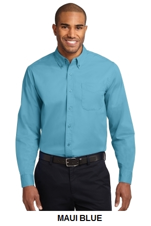Port Authority Long Sleeve Easy Care Shirt.  PORT A.  S608